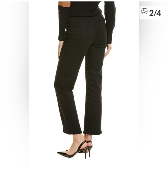 J. McLaughlin Rainey Straight Leg Stretch Woven Split Ankle Jeans 8 - Picture 10 of 15